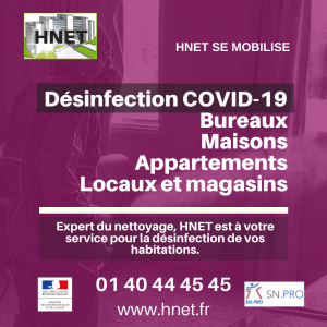 HNET Desinfection COVID 19