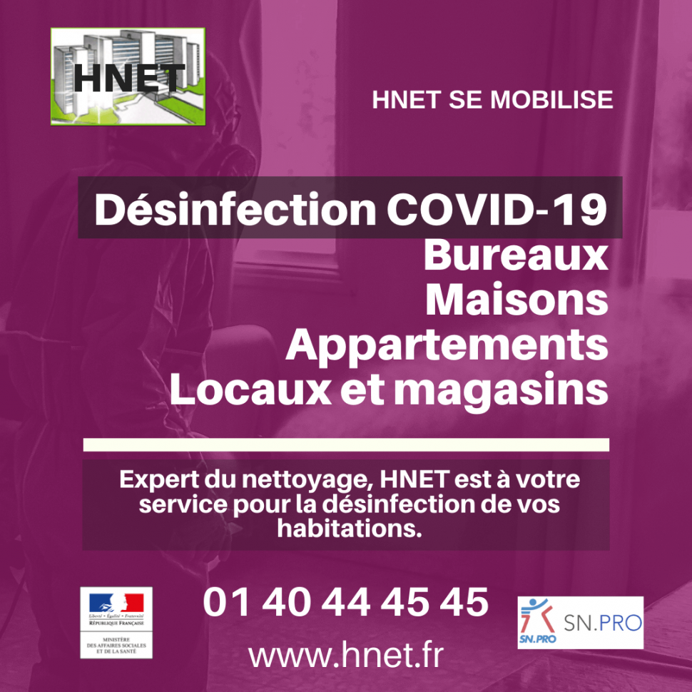 HNET Desinfection COVID 19
